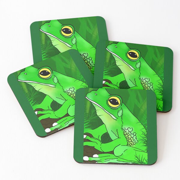 Item preview, Green Tree Frog designed and sold by GeekyIvyDesigns.