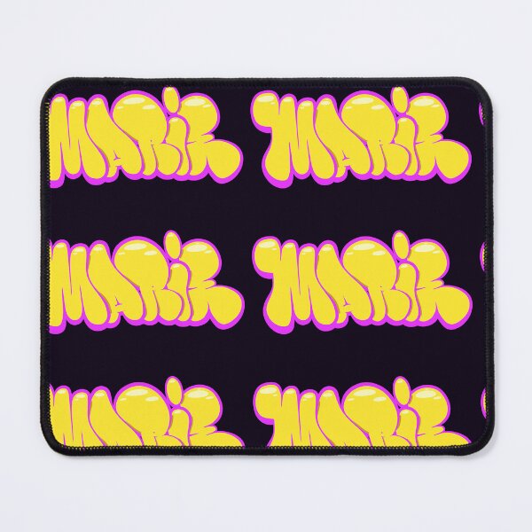 Item preview, Yellow Marie Name Tag designed and sold by ArtByNabes.