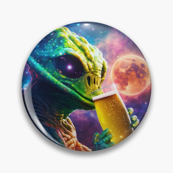 Item preview, Alien beer lover designed and sold by Dannypryce.