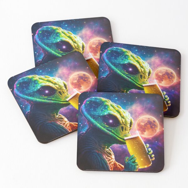 Item preview, Alien beer lover designed and sold by Dannypryce.