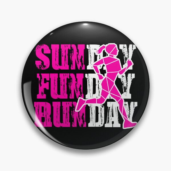 Item preview, SUNDAY, FUNDAY, RUNDAY PINK RUNNER WOMEN designed and sold by the Zarock Shop.