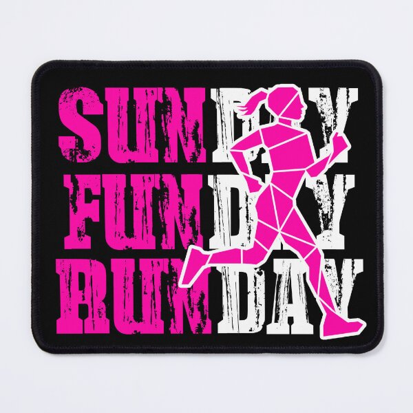 Item preview, SUNDAY, FUNDAY, RUNDAY PINK RUNNER WOMEN designed and sold by the Zarock Shop.