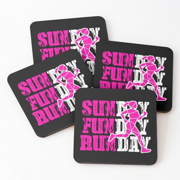 Item preview, SUNDAY, FUNDAY, RUNDAY PINK RUNNER WOMEN designed and sold by the Zarock Shop.