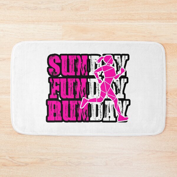 Item preview, SUNDAY, FUNDAY, RUNDAY PINK RUNNER WOMEN designed and sold by the Zarock Shop.