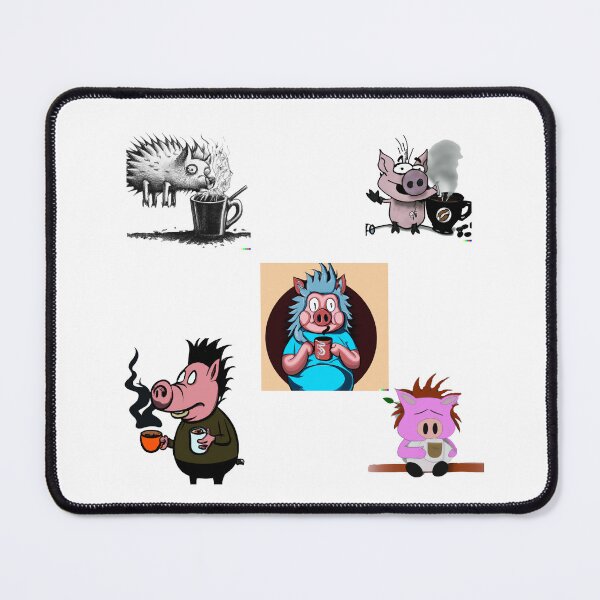 Item preview, COFFEE HOG STICKER PACK OF 5 designed and sold by unclejab.