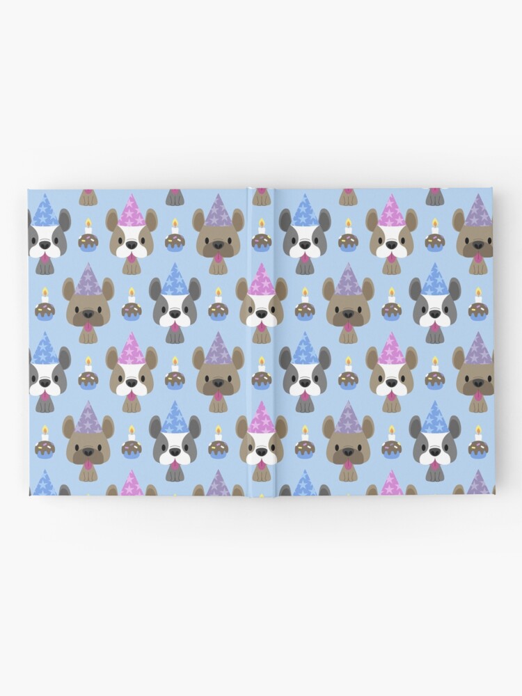 Alternate view of Birthday party for French bulldogs Hardcover Journal