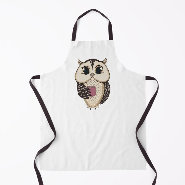 Item preview, Cute Owl and Coffee - Astonished Cat Company - Gift For Owl Lovers designed and sold by AstonishedCatCo.