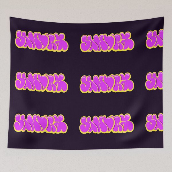 Item preview, Pink Sandra Name Tag designed and sold by ArtByNabes.
