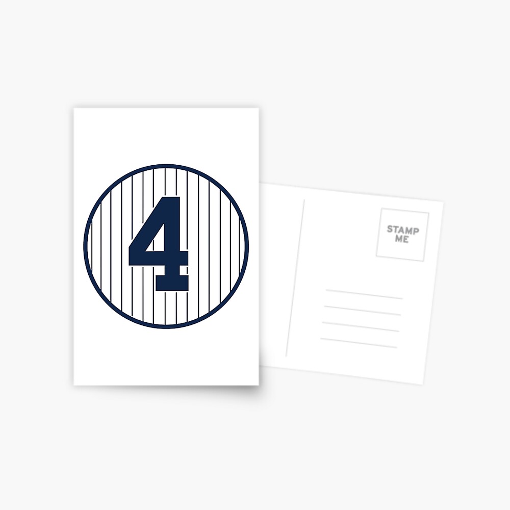 New York Yankees Retired Number Lou Gehrig Greeting Card for Sale by  VeEcoGiftss