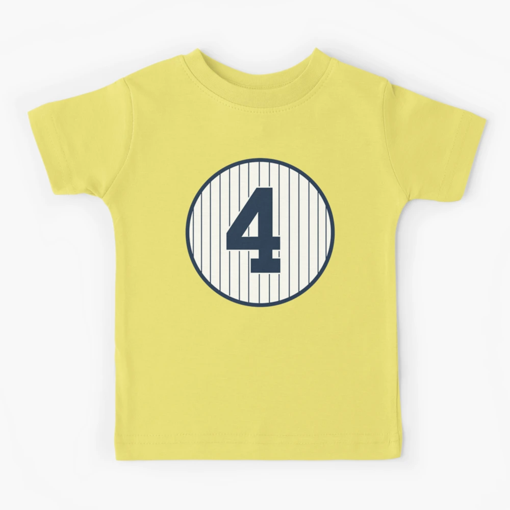 New York Yankees Retired Number Lou Gehrig Kids T-Shirt for Sale