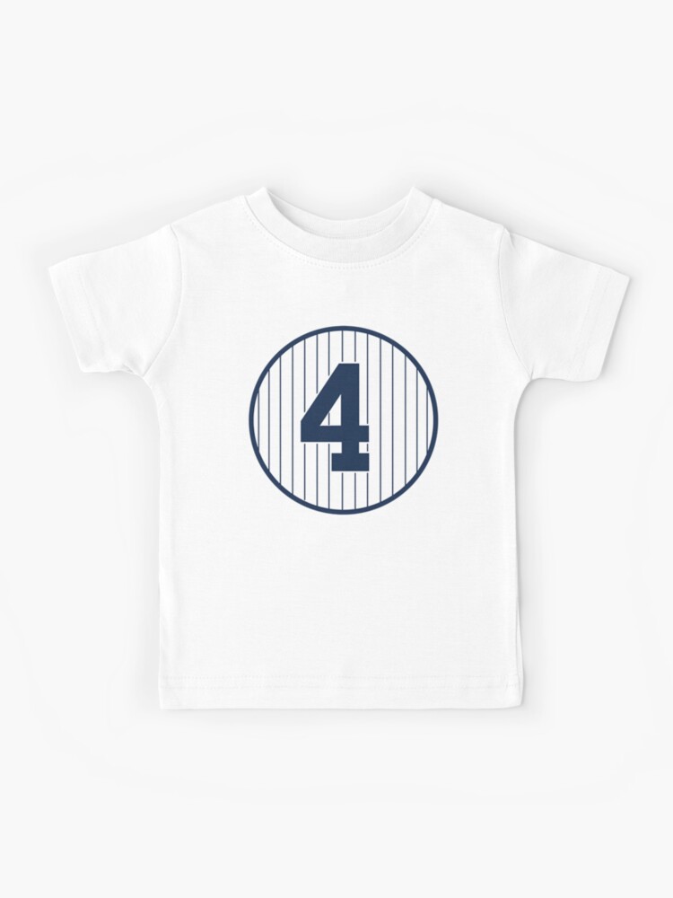 New York Yankees Retired Number Lou Gehrig Kids T-Shirt for Sale