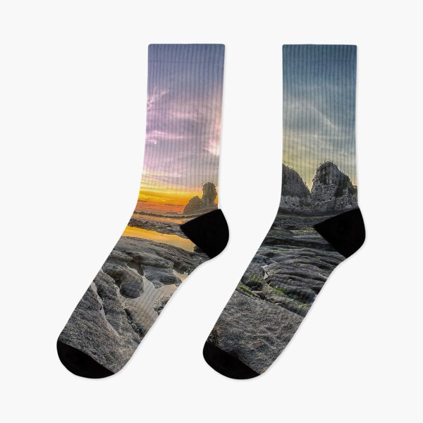 Item preview, Just before sunset on Motukiekie Beach in Greymouth, New Zealand  designed and sold by Rocky Mountain Artistry.