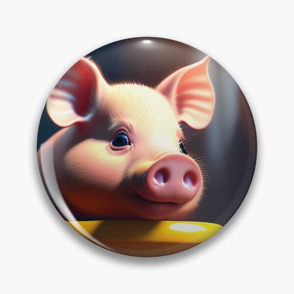 Item preview, Pig in the bathroom, pig in the toilet tub art, bathroom wall art, bathroom kids art, bathroom decor, bathroom wall decor, animal art, toilet designed and sold by Christian Biluan.
