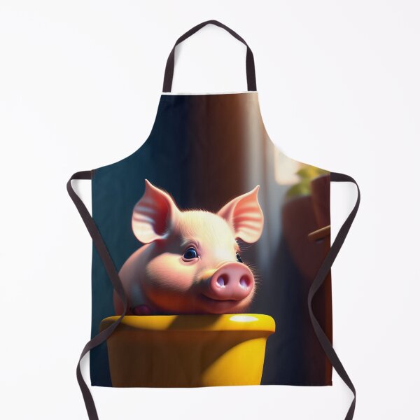 Item preview, Pig in the bathroom, pig in the toilet tub art, bathroom wall art, bathroom kids art, bathroom decor, bathroom wall decor, animal art, toilet designed and sold by Christian Biluan.