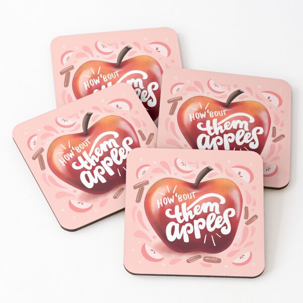 Item preview,  How Bout Them Apples Lettering and Illustration designed and sold by DesignByLeesh.