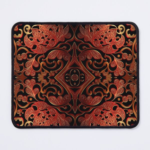 Item preview, 2023 New Year Chinese Art Pattern Print V - Red and Gold Oriental Design Lovers designed and sold by thearttist.