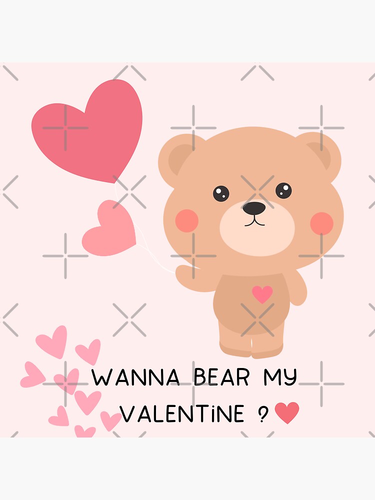 Be my online valentine bear