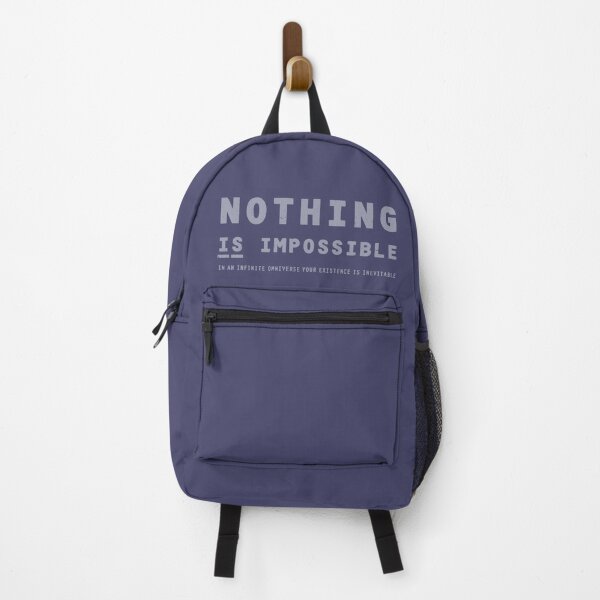 Item preview, Nothing IS Impossible - grey designed and sold by BrownWoodRobot.