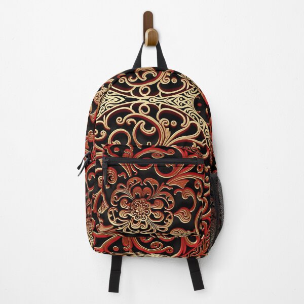 Item preview, New Year Chinese Art Pattern Print VI - Red and Gold Oriental Design Lovers  designed and sold by thearttist.