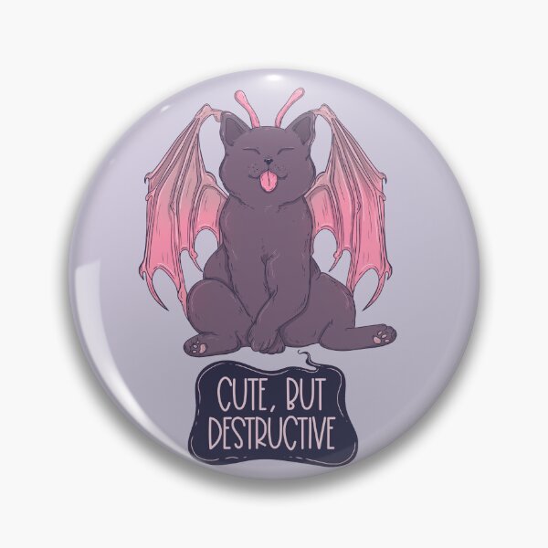 Item preview, Cute but destructive cat designed and sold by Jess.a.creates.