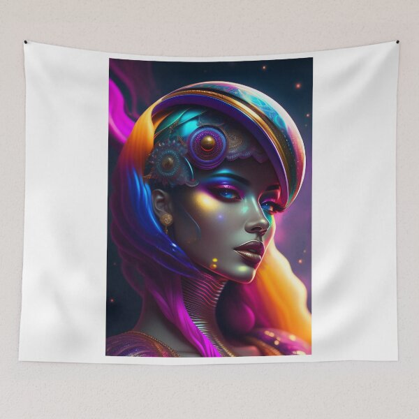 Item preview, Warrior woman Goddess, colorfull concept art designed and sold by MarcusPetrus.
