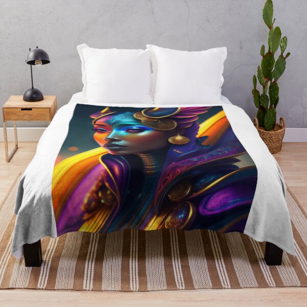 Item preview, Warrior woman Goddess, colorfull concept art designed and sold by MarcusPetrus.