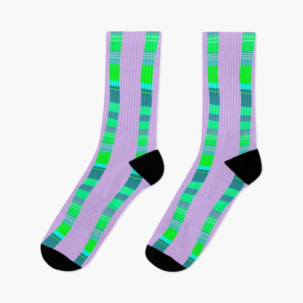 Item preview, lilac green geometric pattern  designed and sold by lausn.