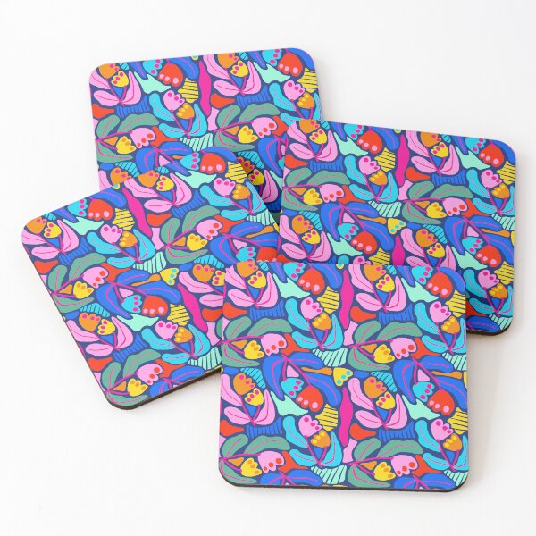 Item preview, Rosella Abstract Print designed and sold by BananaPopDesign.