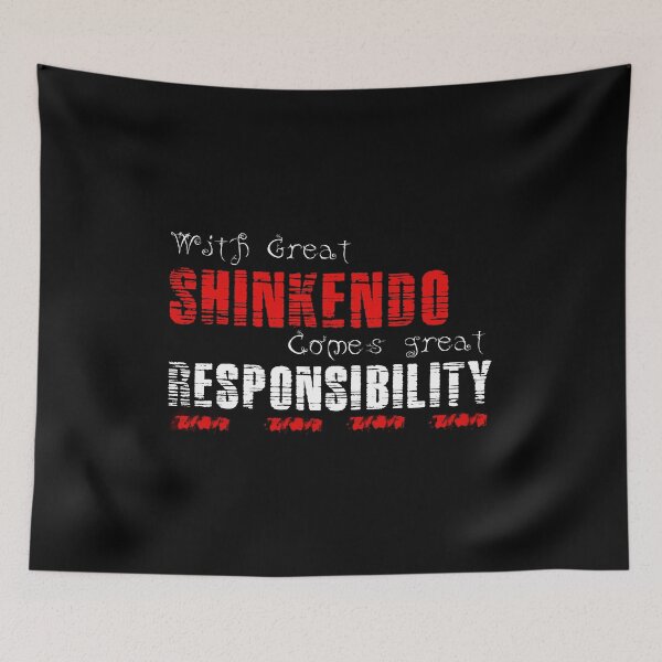 Item preview, With great Shinkendo comes great responsibility designed and sold by MartialArtsNerd.