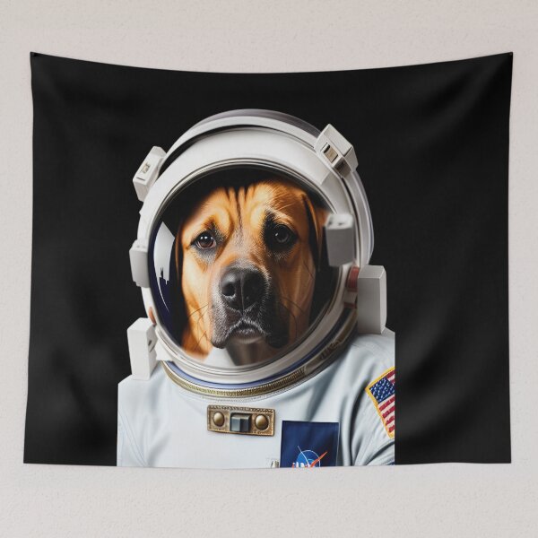 Item preview, dog in space suit  designed and sold by TjsDesignsnMore.