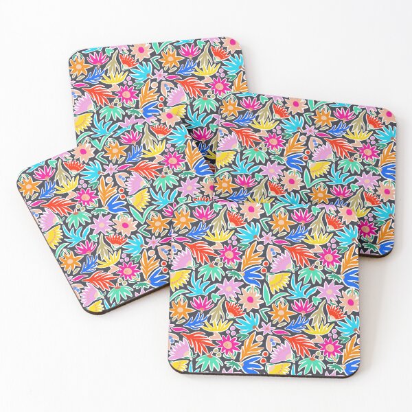 Item preview, Wildflower Black Print designed and sold by BananaPopDesign.