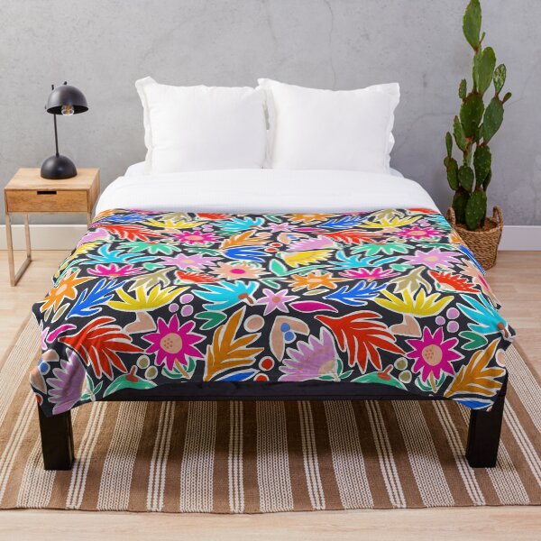 Item preview, Wildflower Black Print designed and sold by BananaPopDesign.