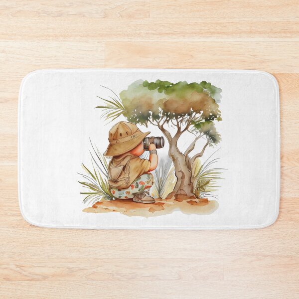 Item preview, "Little Explorer's Journey" Cute Funny Cartoons Watercolor painting style design Gift designed and sold by The Commitment.