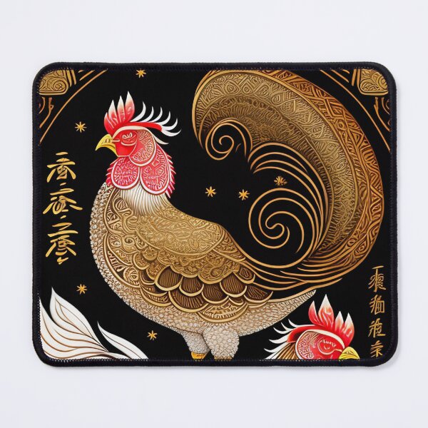 Item preview, Hen wall art, Hen art print, Hen Artwort, Hen illustration, chicken decoration, Chinese Astrology Hen  designed and sold by Christian Biluan.