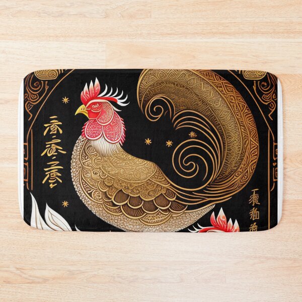 Item preview, Hen wall art, Hen art print, Hen Artwort, Hen illustration, chicken decoration, Chinese Astrology Hen  designed and sold by Christian Biluan.