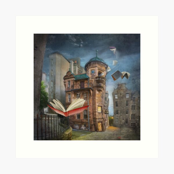 Item preview, "Writers' Museum" designed and sold by Matylda Konecka Illustrations.