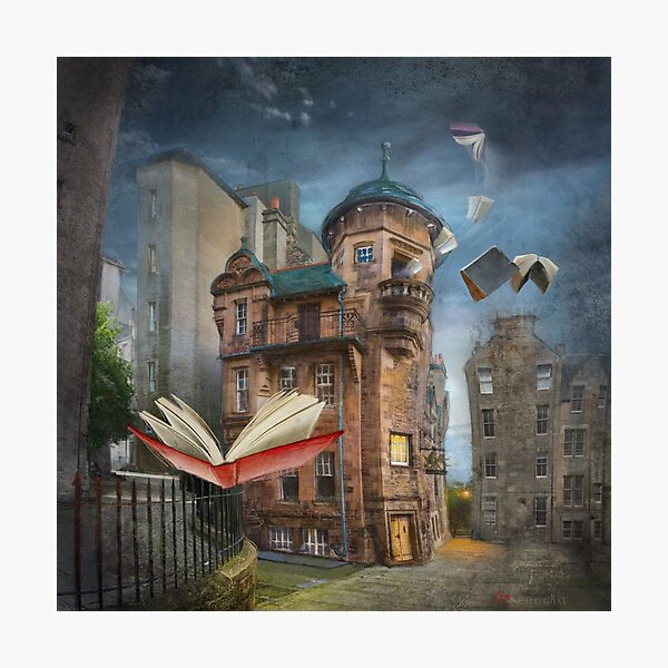 Item preview, "Writers' Museum" designed and sold by Matylda Konecka Illustrations.