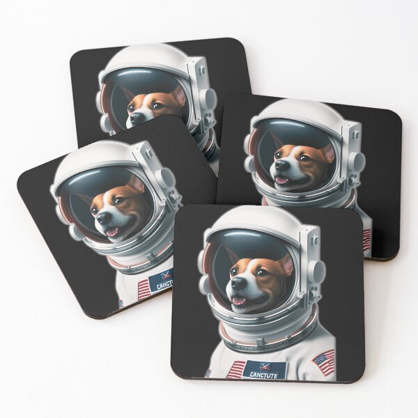 Item preview, puppy dog  in astronaut suit designed and sold by TjsDesignsnMore.