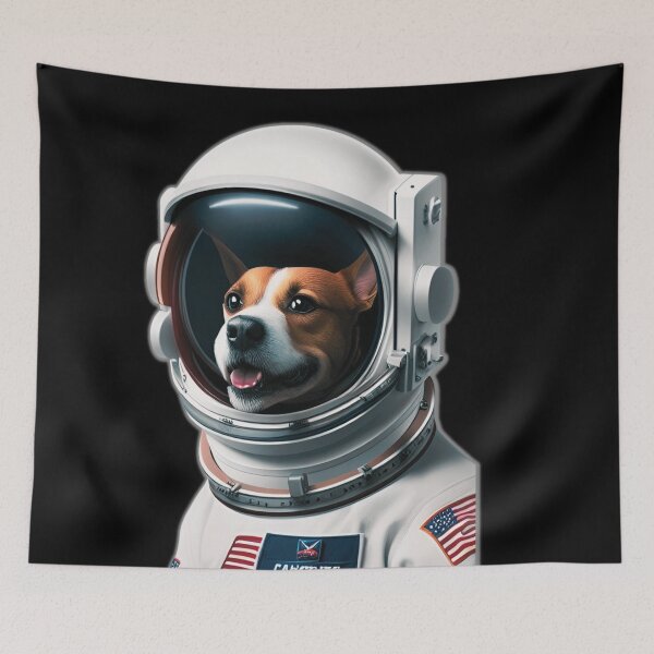Item preview, puppy dog  in astronaut suit designed and sold by TjsDesignsnMore.