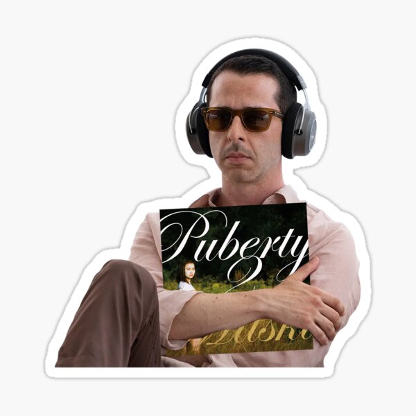 Kendall Roy Kopfhörer Mitski Puberty 2 Aufkleber Sticker