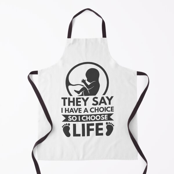 Item preview, They say I have a choice so I choose life - Pro-Life Quotes designed and sold by catholicquotes.