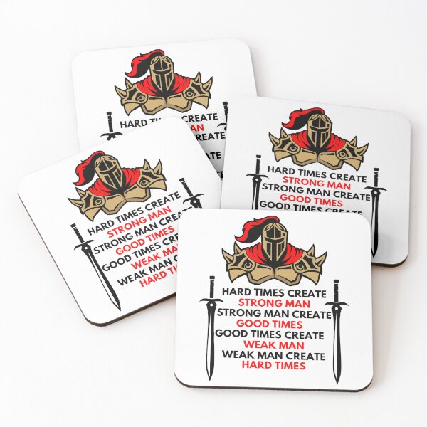 Item preview, hard times create strong man, strong man create good times designed and sold by treasure-crafts.