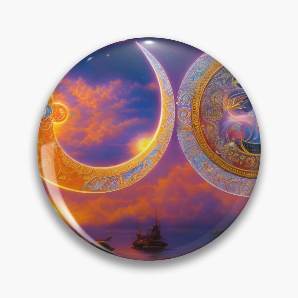 Item preview, sun and moon designed and sold by everybirdsings.