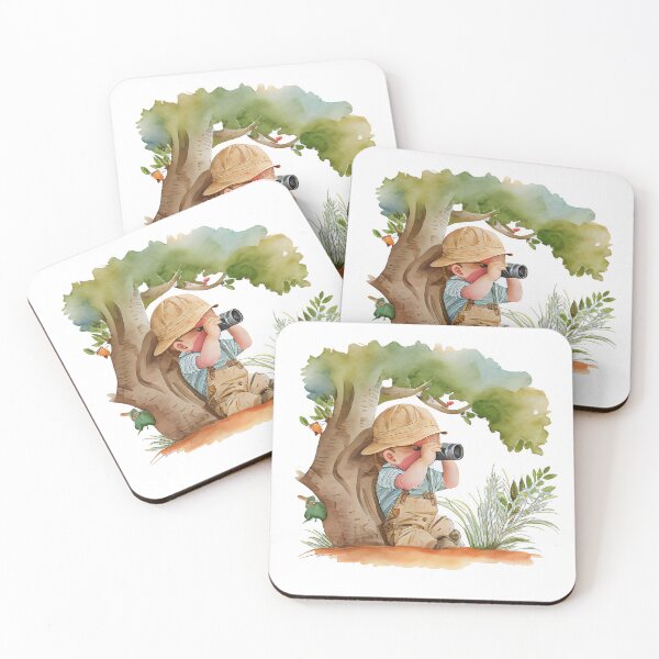 Item preview, "The World is Yours to Explore" Cute Funny cartoons watercolor painting style design gift designed and sold by The Commitment.