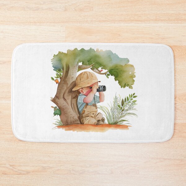 Item preview, "The World is Yours to Explore" Cute Funny cartoons watercolor painting style design gift designed and sold by The Commitment.