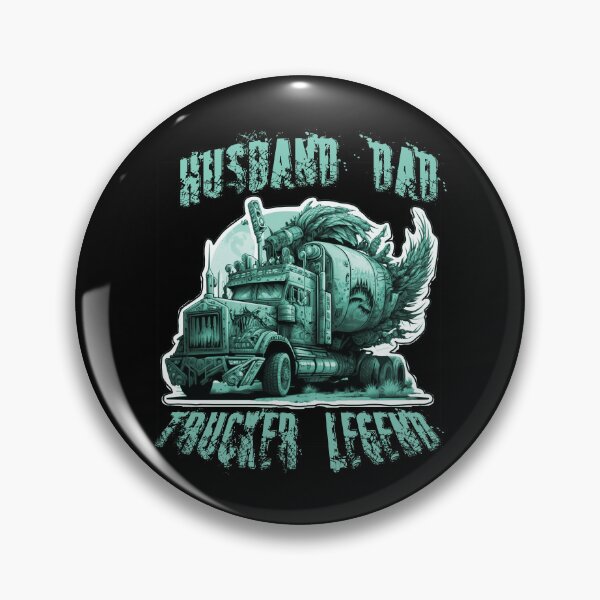Item preview, Husband Dad Trucker Legend Truck Driver Sticker T-shirt 2023 designed and sold by PhiloSophyEye.