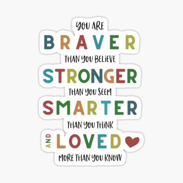 You Are Braver, Stronger, and Smarter - Tea Towel - Lone Star Art