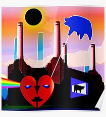 PINK FLOYD ECLIPSED BATTERSEA Poster