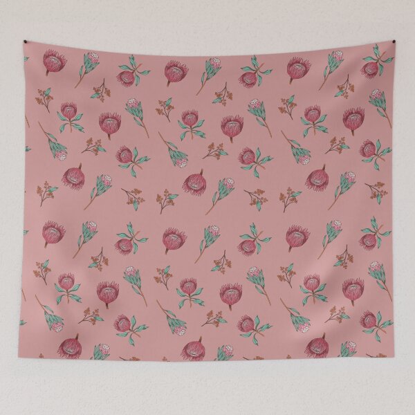Item preview, Pink Proteas designed and sold by Lavender-Cloud.