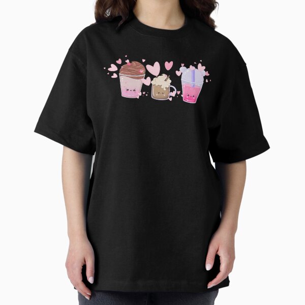 Cute coffee and tea Oversized T-Shirt